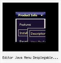 Editor Java Menu Desplegable Freeware Tabs Menu Graphics