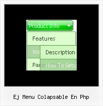 Ej Menu Colapsable En Php Cool Menus Javascript