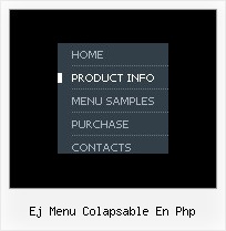 Ej Menu Colapsable En Php Xp Dynamic Navigation Menu