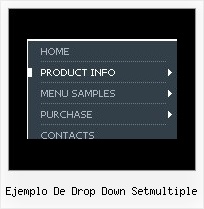 Ejemplo De Drop Down Setmultiple Floating Navigation Menu Tutorial