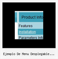 Ejemplo De Menu Desplegable Vertical Javascript Html Form Flat Dhtml
