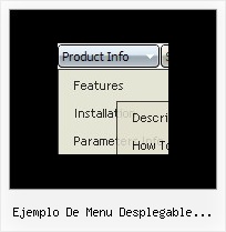 Ejemplo De Menu Desplegable Vertical Javascript Javascript Menu Horizontal Tabs