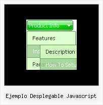 Ejemplo Desplegable Javascript Menu Mouse Over Html