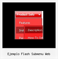 Ejemplo Flash Submenu Web Transparent Dropdown Menu Javascript