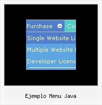 Ejemplo Menu Java Menu Javascript Vertical