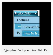 Ejemplos De Hyperlink Gwt Ext Menus Netscape