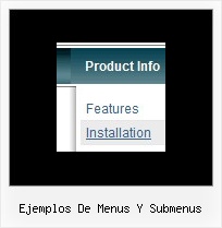 Ejemplos De Menus Y Submenus Javascript Drop Down Menu Bar