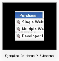 Ejemplos De Menus Y Submenus Html Menu Jscript