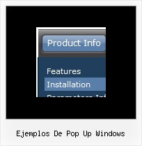 Ejemplos De Pop Up Windows Web Menu Samples