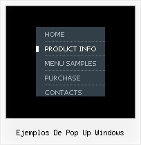 Ejemplos De Pop Up Windows Sample Menu Template