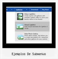 Ejemplos De Submenus Horizontal Menus Java