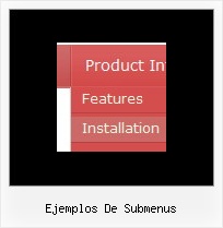 Ejemplos De Submenus Horizontal Flat Menu