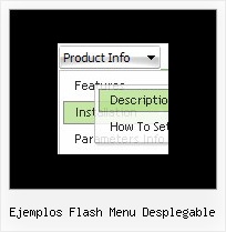 Ejemplos Flash Menu Desplegable Tool Net Webmenu Dhtml
