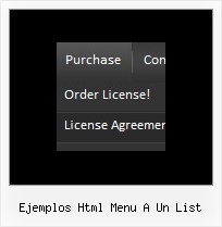 Ejemplos Html Menu A Un List Create A Internet Menu Bar