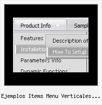 Ejemplos Items Menu Verticales Ajax Javascript Navigation