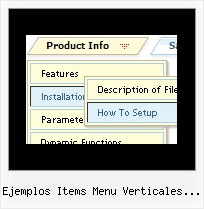 Ejemplos Items Menu Verticales Ajax Horizontal Menu Script