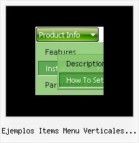 Ejemplos Items Menu Verticales Ajax State Pulldown Javascript
