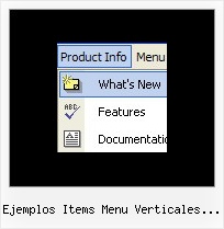 Ejemplos Items Menu Verticales Ajax Javascript Menu Dhtml Right Click