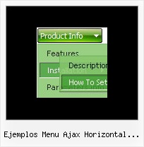 Ejemplos Menu Ajax Horizontal Desplegable Xp Javascript