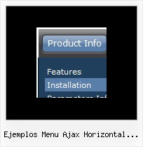 Ejemplos Menu Ajax Horizontal Desplegable Css Menu Drop Down