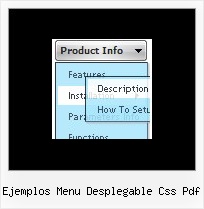 Ejemplos Menu Desplegable Css Pdf Horizontal Css Menus