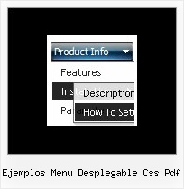 Ejemplos Menu Desplegable Css Pdf Horizontal Scroll Javascript