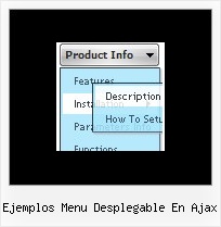 Ejemplos Menu Desplegable En Ajax Sample Code Menu Html