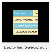 Ejemplos Menu Desplegables Vertical Html Sample Frame Scroll Javascript