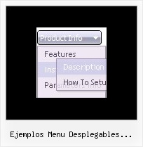 Ejemplos Menu Desplegables Vertical Html Dhtml For Drop Menu