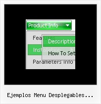 Ejemplos Menu Desplegables Vertical Html Menus Js