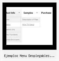 Ejemplos Menu Desplegables Vertical Html Javascript For Horizontal Drop Down Menu