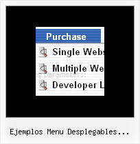Ejemplos Menu Desplegables Vertical Html Dhtml Javascript Drop Down Menu Rollover Menu