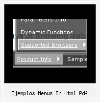 Ejemplos Menus En Html Pdf Menus Con Java