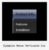 Ejemplos Menus Verticales Css Java Scripts Menue