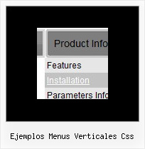 Ejemplos Menus Verticales Css Javascript Pull Down