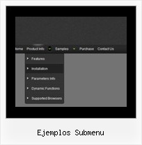 Ejemplos Submenu Html Code Drop Down Navigation Menu