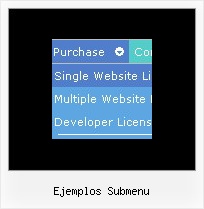 Ejemplos Submenu Dhtml Button Click Menu