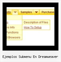 Ejemplos Submenu En Dreamweaver Dhtml Example Onmouseover