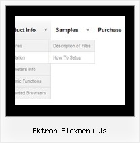 Ektron Flexmenu Js Javascript Menu Horizontal Tabs
