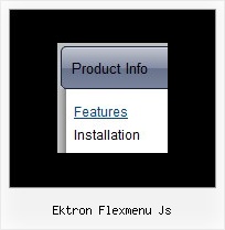 Ektron Flexmenu Js Javascript Menu Float Horizontal Vertical