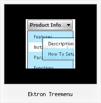 Ektron Treemenu Horizontal Pop Up Menus