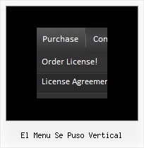 El Menu Se Puso Vertical Vertical Menu On Mouseover