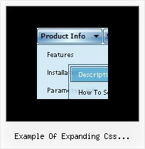 Example Of Expanding Css Navigation Javascript Xml Menu