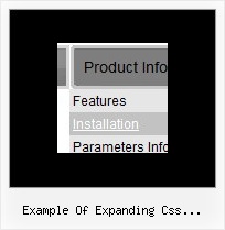 Example Of Expanding Css Navigation Dhtml Menus Horizontal Tutorials