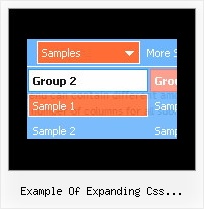 Example Of Expanding Css Navigation Javascript Example Of Side Menu Bar