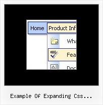 Example Of Expanding Css Navigation Cross Browser Javascript Menu