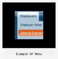 Example Of Menu Css Horizontal Navigation Bar Template