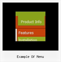 Example Of Menu Html Menu Scroll