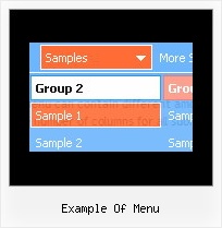 Example Of Menu Javascript Vertical Sliding Menu