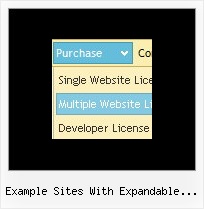 Example Sites With Expandable Side Menus Transparent Menu In Html